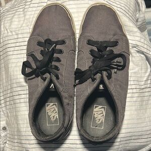 Vans Men's Gray Canvas Shoes